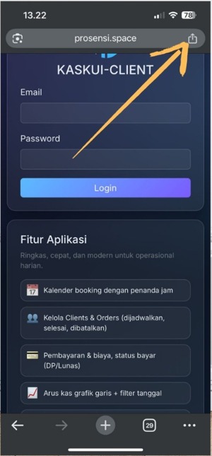 Buka via Browser